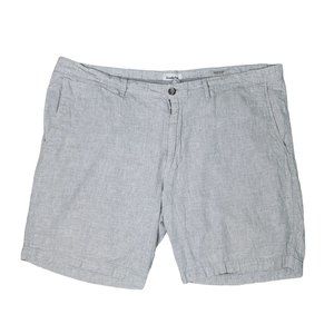 Goodfellow linden short 9" inseam breathable chino shorts 42 grey summer vacatio
